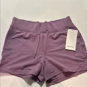 Lululemon Purple Drawstring Shorts